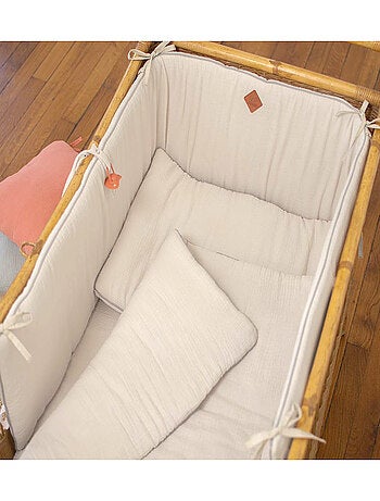 Cuscino per neonato piatto e reversibile in cotone | sevira kids | sevira kids