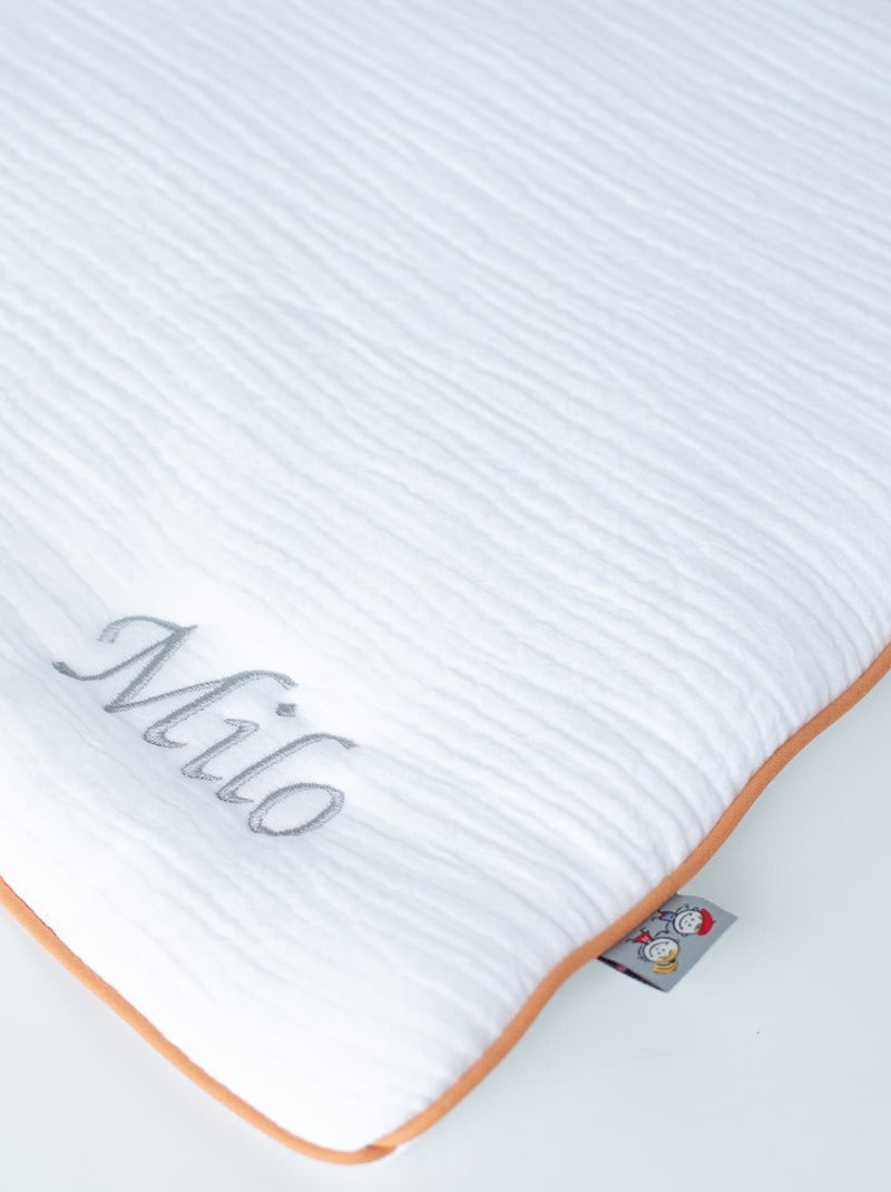 Cuscino per neonato piatto e reversibile in cotone | sevira kids | sevira kids Bianco - Kiabi