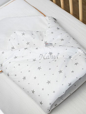 Cuscino per neonato piatto e reversibile in cotone | sevira kids | sevira kids