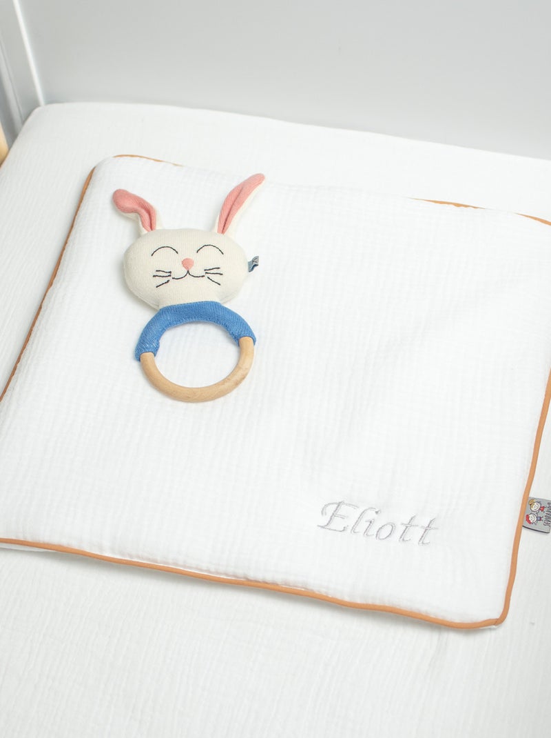 Cuscino per neonato piatto e reversibile in cotone | sevira kids | sevira kids Bianco - Kiabi