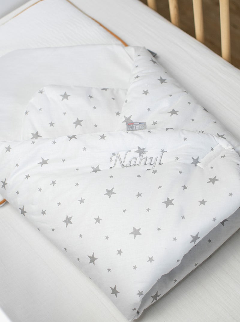 Cuscino per neonato piatto e reversibile in cotone | sevira kids | sevira kids Bianco - Kiabi