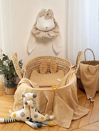 Cuscino per neonato piatto e reversibile in cotone | sevira kids | sevira kids