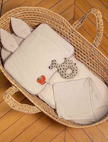 Cuscino per neonato piatto e reversibile in cotone | sevira kids | sevira kids