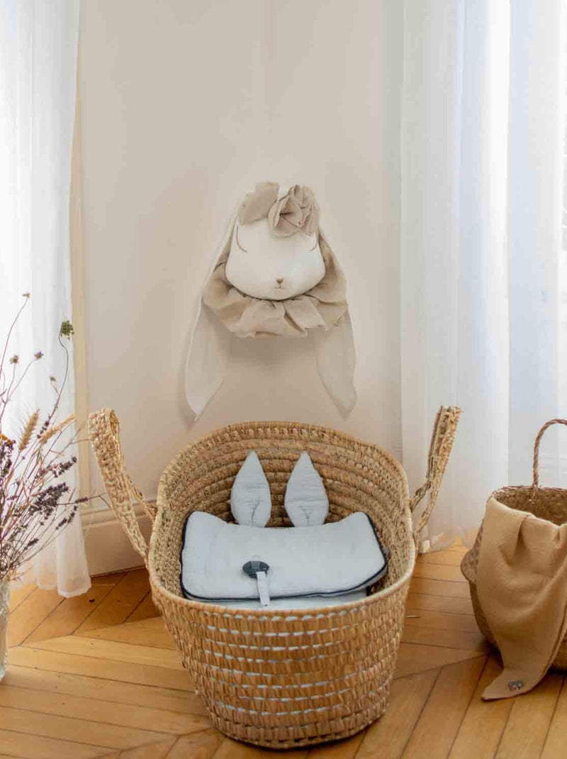 Cuscino per neonato piatto e reversibile in cotone | sevira kids | sevira kids Blu - Kiabi