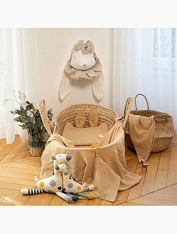 Cuscino per neonato piatto e reversibile in cotone | sevira kids | sevira kids