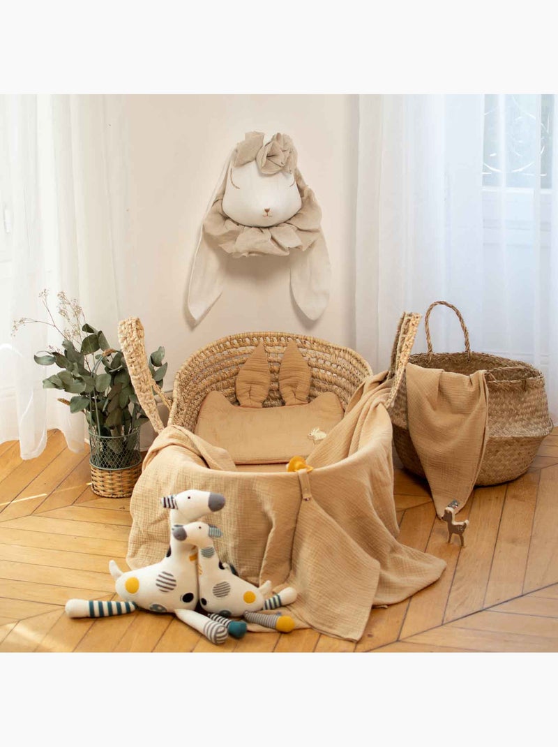 Cuscino per neonato piatto e reversibile in cotone | sevira kids | sevira kids Ecru - Kiabi