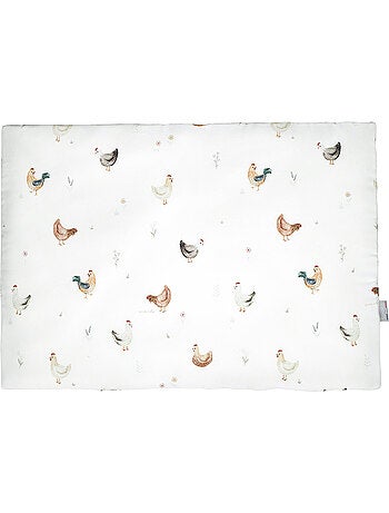 Cuscino per neonato piatto e reversibile in cotone | sevira kids | sevira kids