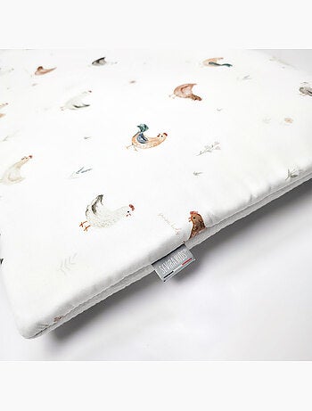 Cuscino per neonato piatto e reversibile in cotone | sevira kids | sevira kids