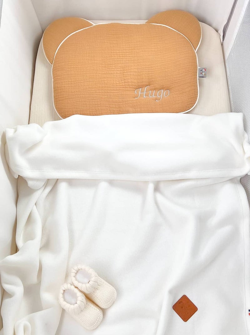 Cuscino per neonato piatto e reversibile in cotone | sevira kids | sevira kids Marrone chiaro - Kiabi