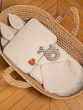 Cuscino per neonato piatto e reversibile in cotone | sevira kids | sevira kids
