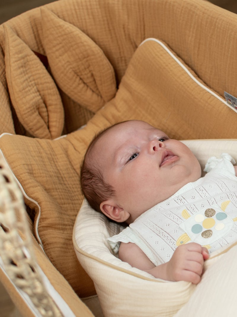Cuscino per neonato piatto e reversibile in cotone | sevira kids | sevira kids Marrone chiaro - Kiabi