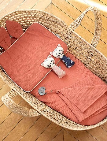Cuscino per neonato piatto e reversibile in cotone | sevira kids | sevira kids