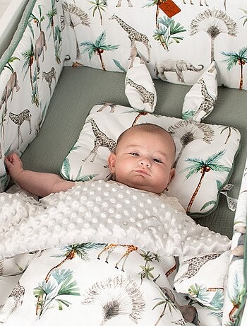 Cuscino per neonato piatto e reversibile in cotone | sevira kids | sevira kids