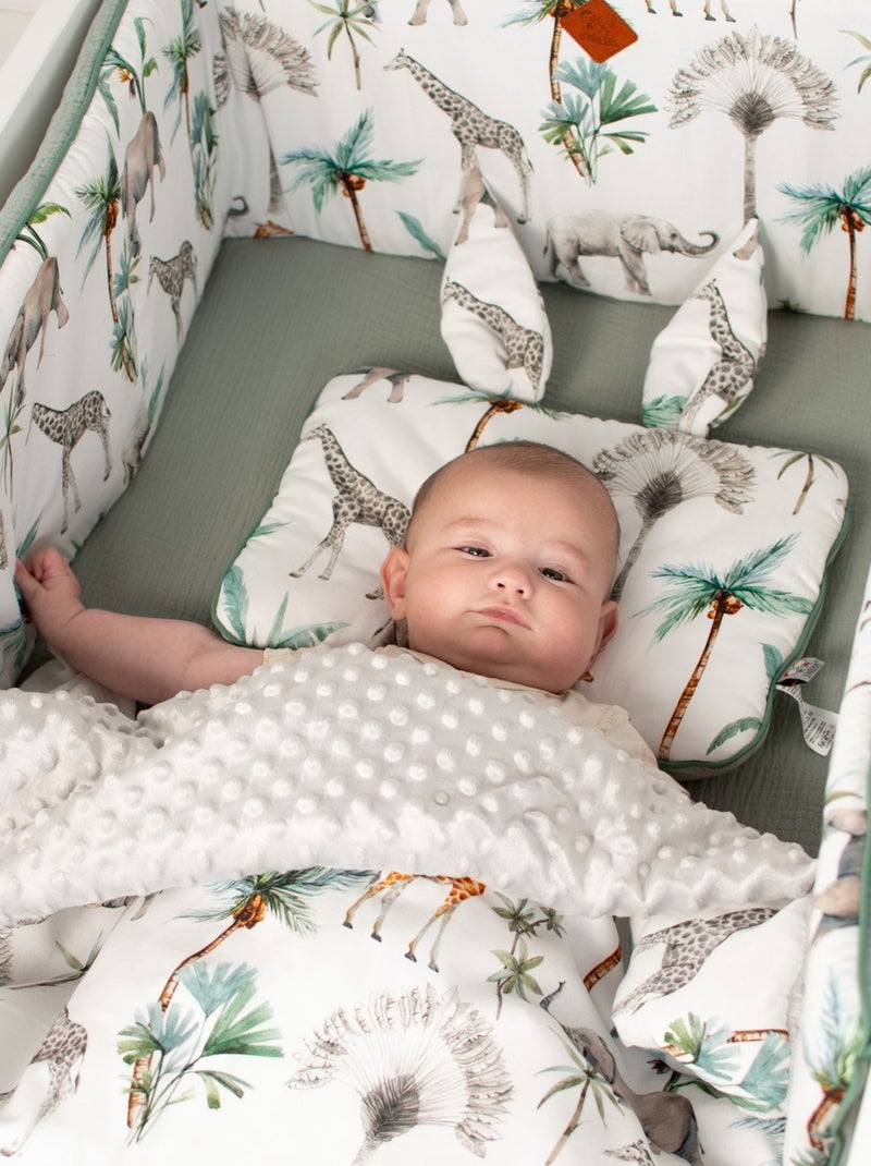 Cuscino per neonato piatto e reversibile in cotone | sevira kids | sevira kids Multicolore - Kiabi