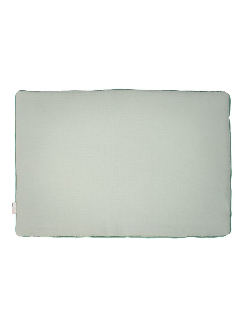Cuscino per neonato piatto e reversibile in cotone | sevira kids | sevira kids Verde acqua - Kiabi