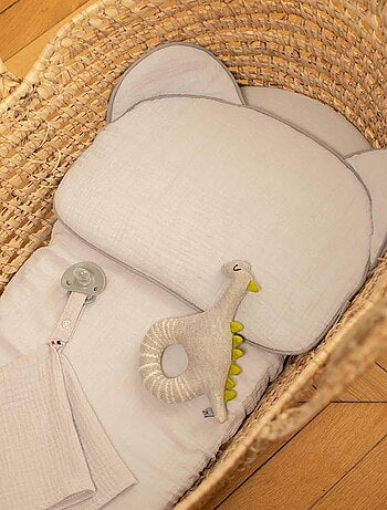 Cuscino per neonato piatto e reversibile in cotone | sevira kids | sevira kids