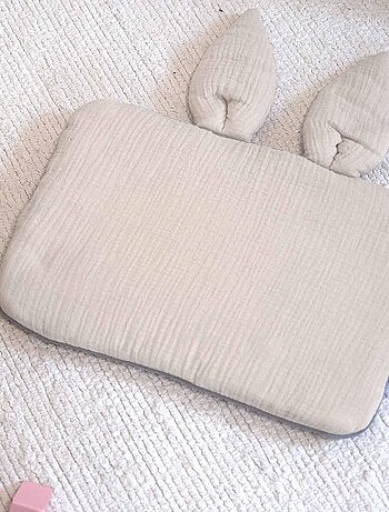 Cuscino per neonato piatto e reversibile in cotone | sevira kids | sevira kids