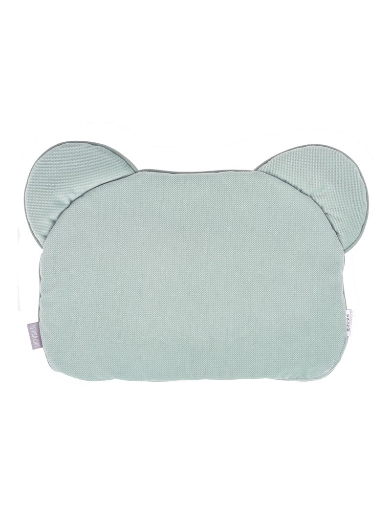 Cuscino per neonato piatto e reversibile in cotone | sevira kids | sevira kids Verde - Kiabi