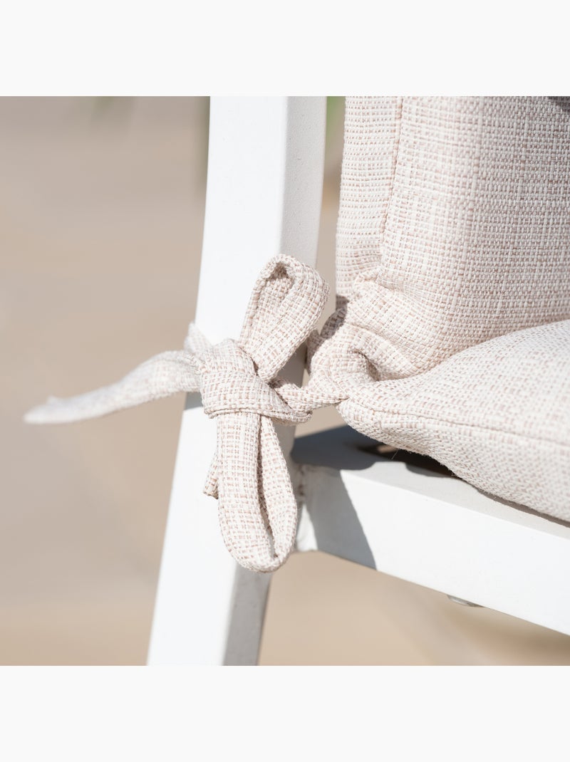 Cuscino per sedia da esterno olefine tessuto da esterno Beige conchiglia - Kiabi