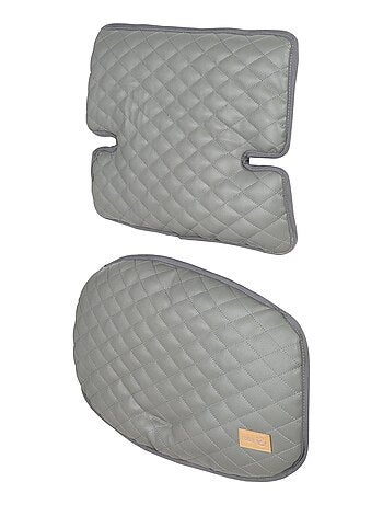 Cuscino per seggiolone evolutivo imbottito in 2 pezzi – in pelle PU – "Roba Luxe