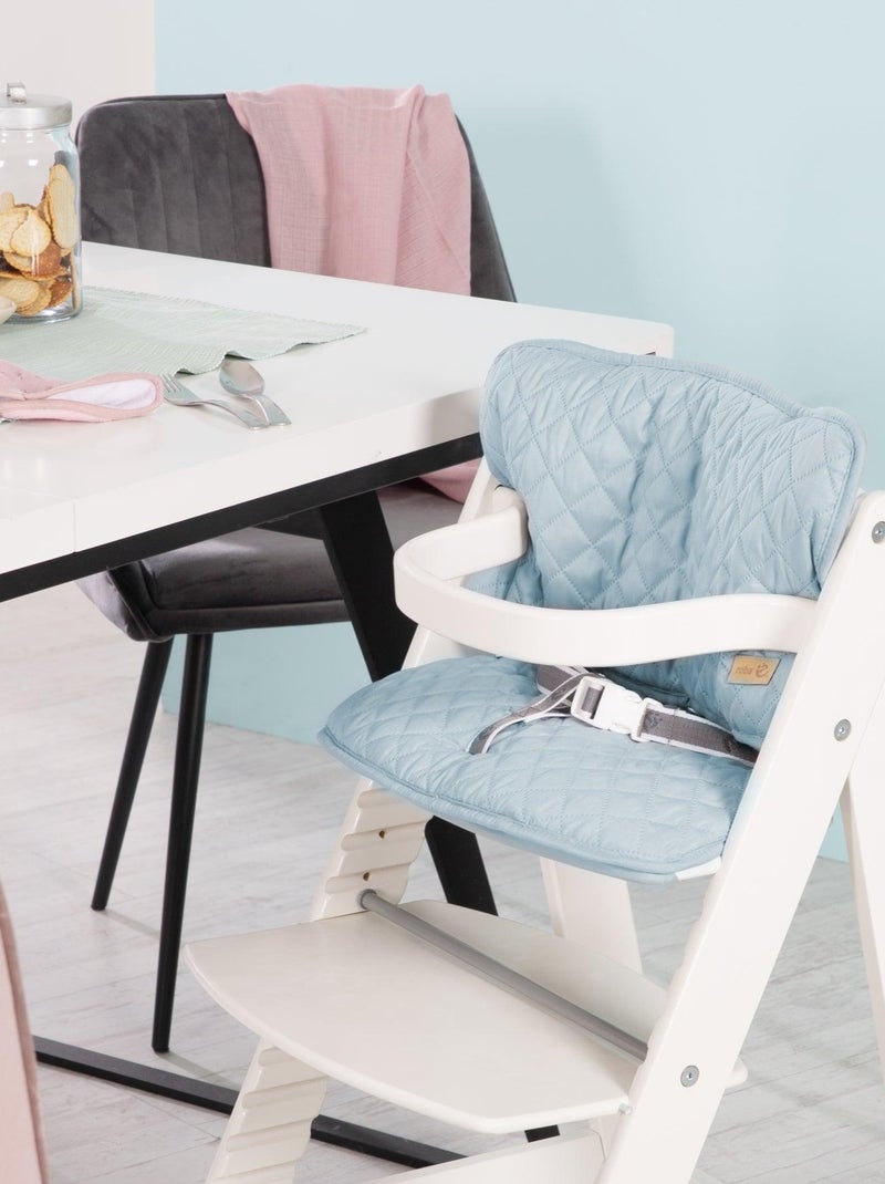 Cuscino per seggiolone evolutivo impermeabile in 2 pezzi – "Roba Style" Blu chiaro - Kiabi