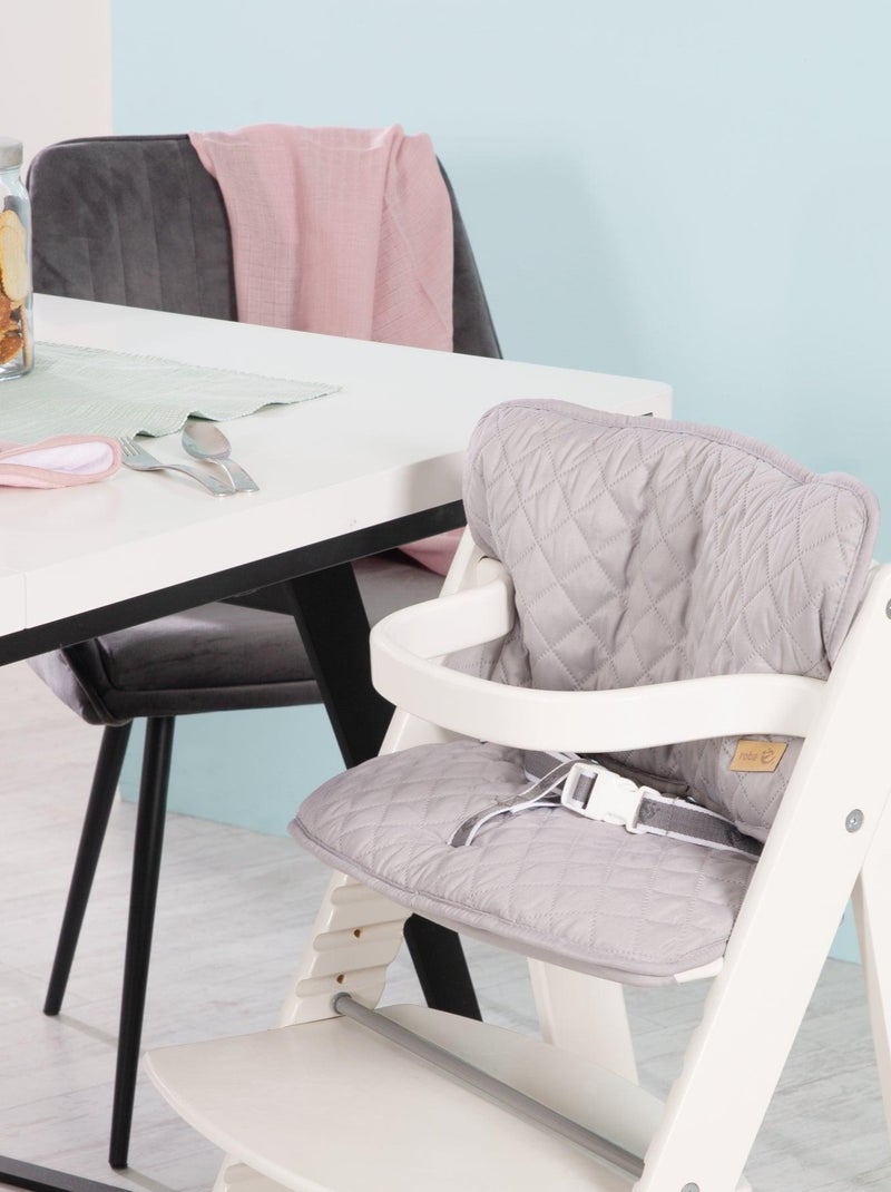 Cuscino per seggiolone evolutivo impermeabile in 2 pezzi – "Roba Style" Grigio argentato - Kiabi