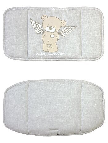 Cuscino per seggiolone evolutivo lavabile in 2 pezzi – motivo orsetto – "Roba Heartbreaker