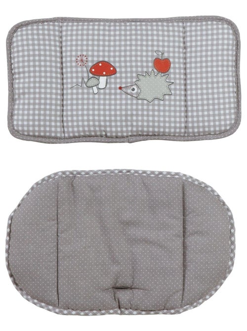 Cuscino per seggiolone evolutivo lavabile in 2 pezzi – motivo riccio – "Roba Adam & Eule" - Kiabi