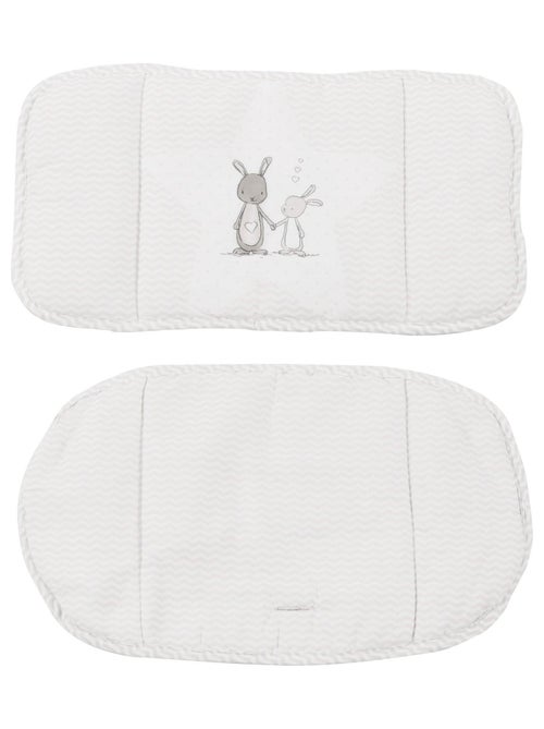 Cuscino per seggiolone evolutivo lavabile in 2 pezzi – "Roba Fox & Bunny" - Kiabi