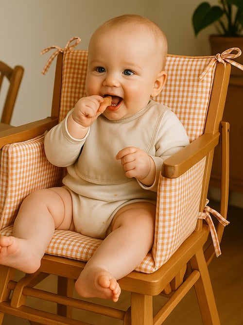 Cuscino per seggiolone in cotone biologico - Kiabi