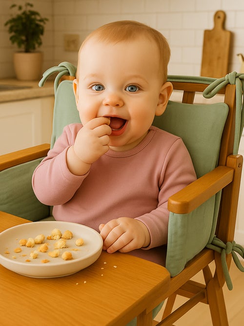 Cuscino per seggiolone in cotone biologico - Kiabi