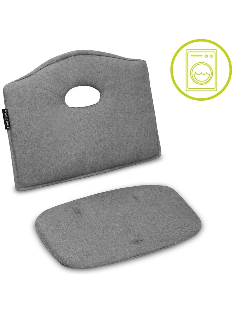 Cuscino per seggiolone Lionelo Floris Cushion, materiale super morbido, delicato al tatto Grigio - Kiabi