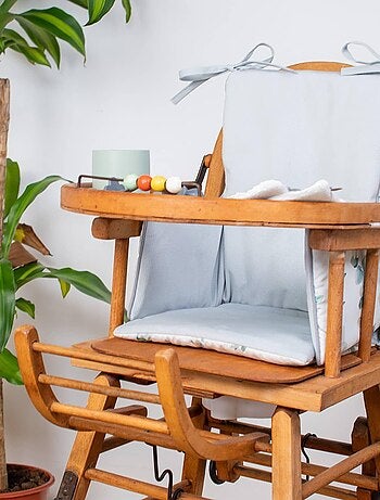 Cuscino per seggiolone per bambini, eucalyptus | SEVIRA KIDS