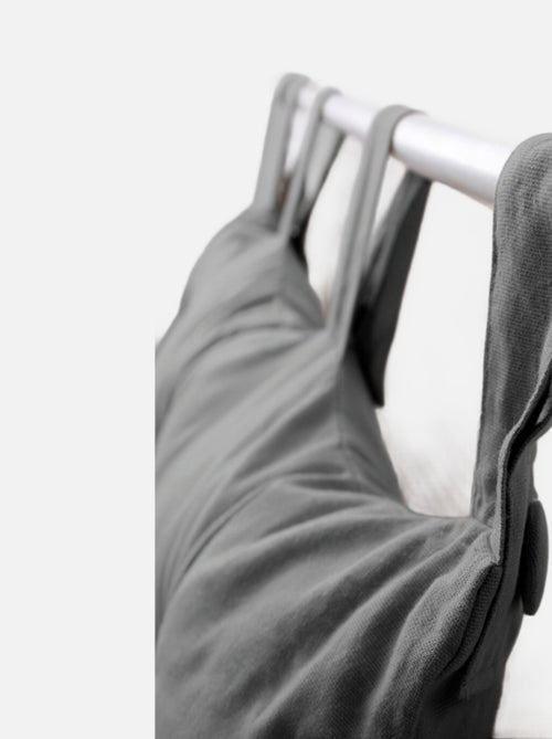 Cuscino per testiera in cotone con linguette a bottone - Kiabi
