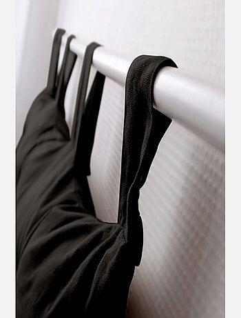 Cuscino per testiera in cotone con linguette a bottone