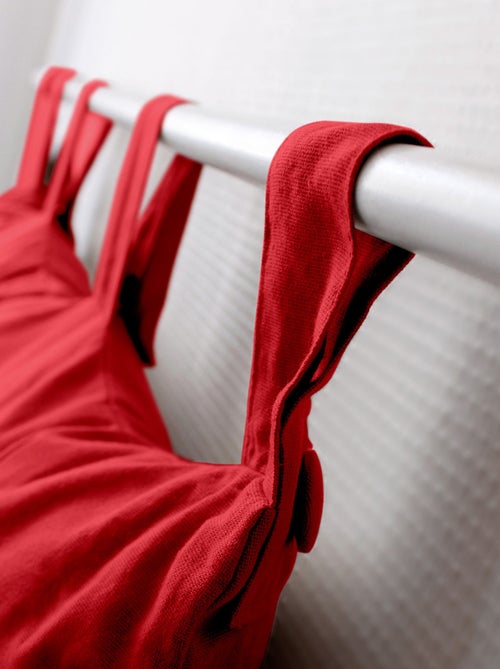 Cuscino per testiera in cotone con linguette a bottone - Kiabi