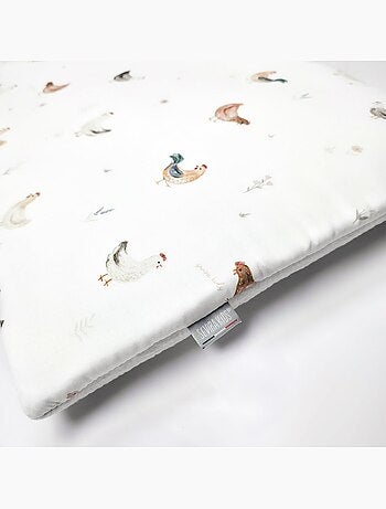 Cuscino piatto e reversibile per neonati in cotone | sevira kids | sevira kids