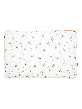 Cuscino piatto reversibile in garza di cotone, fiordaliso | SEVIRA KIDS