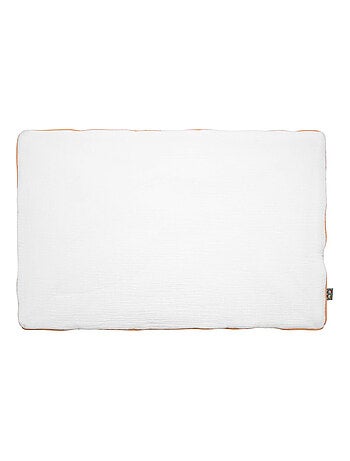 Cuscino piatto reversibile in garza di cotone, fiordaliso | SEVIRA KIDS