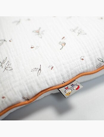 Cuscino piatto reversibile in garza di cotone, melody | SEVIRA KIDS