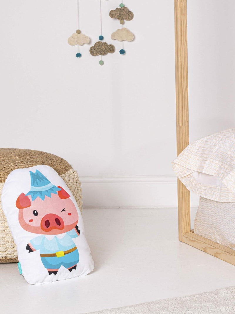 Cuscino Piggys "Happyfriday" Bianco - Kiabi
