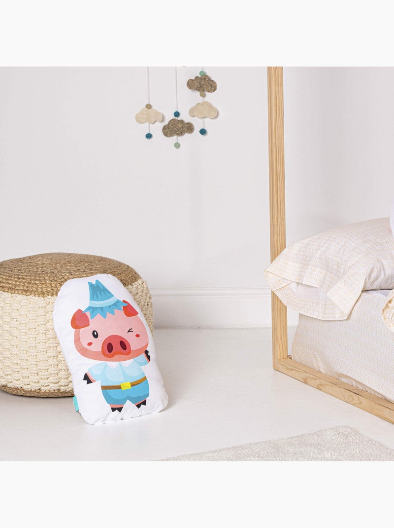 Cuscino Piggys "Happyfriday" Multicolore - Kiabi