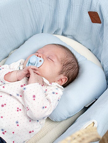 Cuscino poggiatesta ergonomico in garza di cotone, jeanne | sevira kids | sevira kids