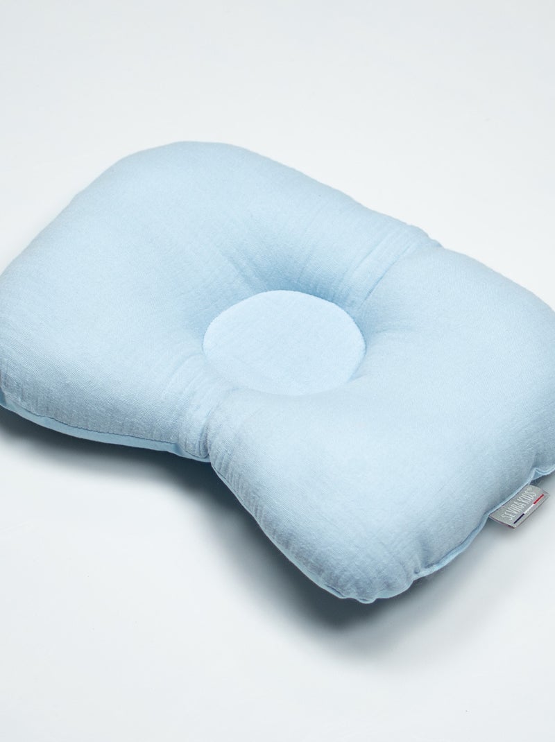 Cuscino poggiatesta ergonomico in garza di cotone, jeanne | sevira kids | sevira kids Blu - Kiabi