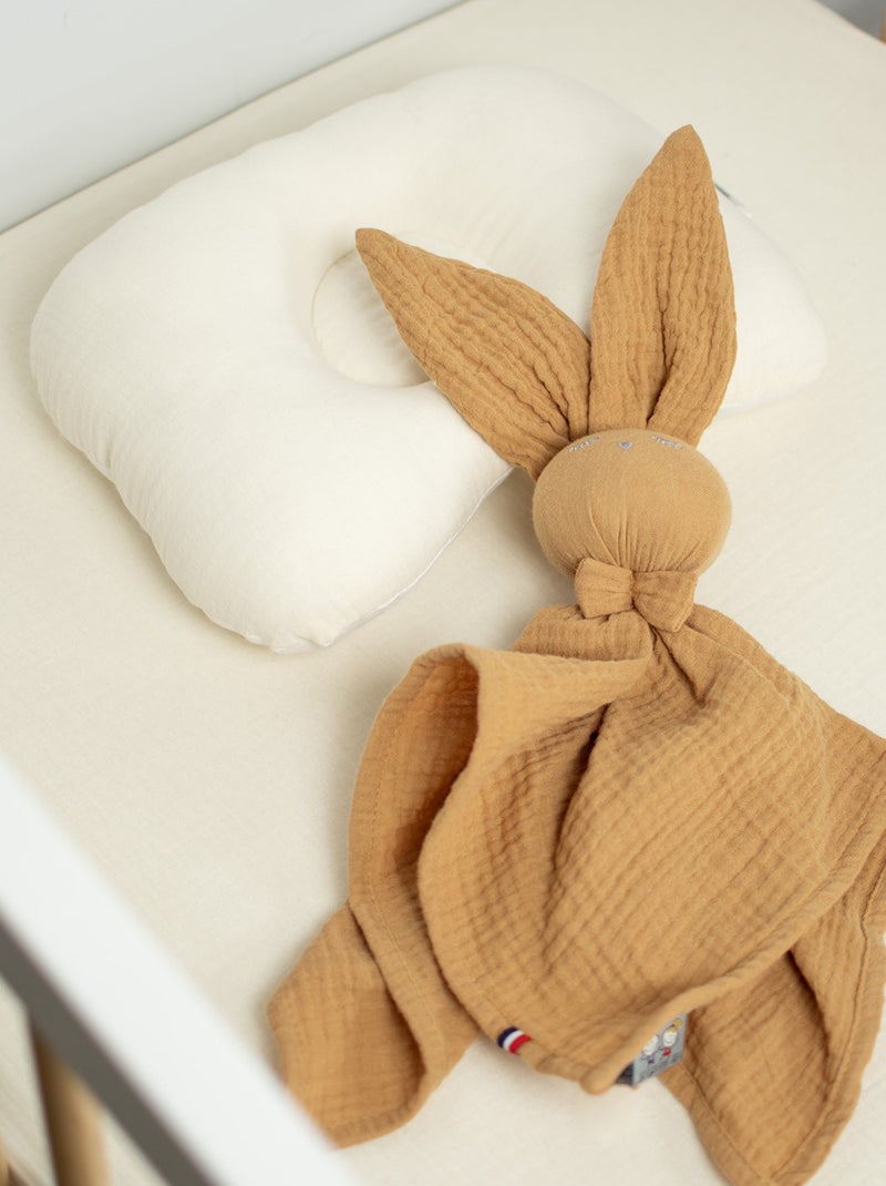 Cuscino poggiatesta ergonomico in garza di cotone, jeanne | sevira kids | sevira kids Ecru - Kiabi