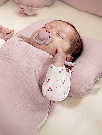 Cuscino poggiatesta ergonomico in garza di cotone, jeanne | sevira kids | sevira kids