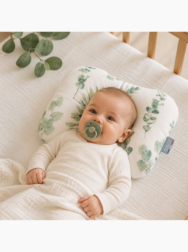 Cuscino poggiatesta per neonato in garza di cotone | SEVIRA KIDS Grigio - Kiabi