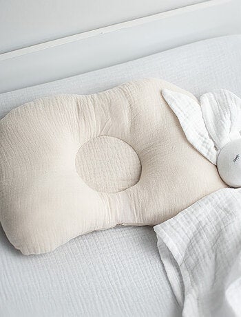 Cuscino poggiatesta per neonato in mussola di cotone | SEVIRA KIDS