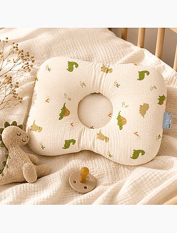 Cuscino poggiatesta per neonato in mussola di cotone | SEVIRA KIDS