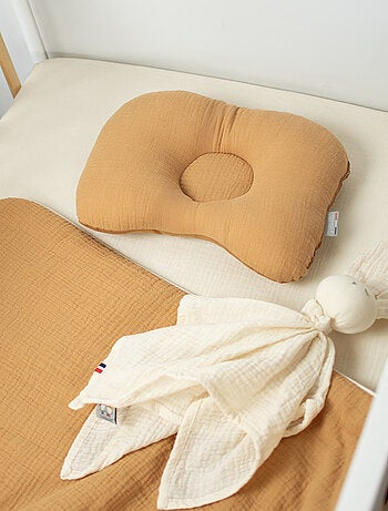 Cuscino poggiatesta per neonato in mussola di cotone | SEVIRA KIDS
